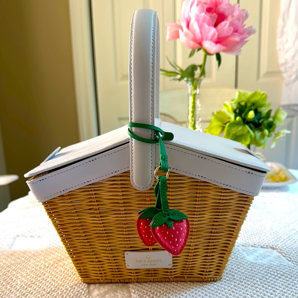 Kate Spade picnic basket novelty bag